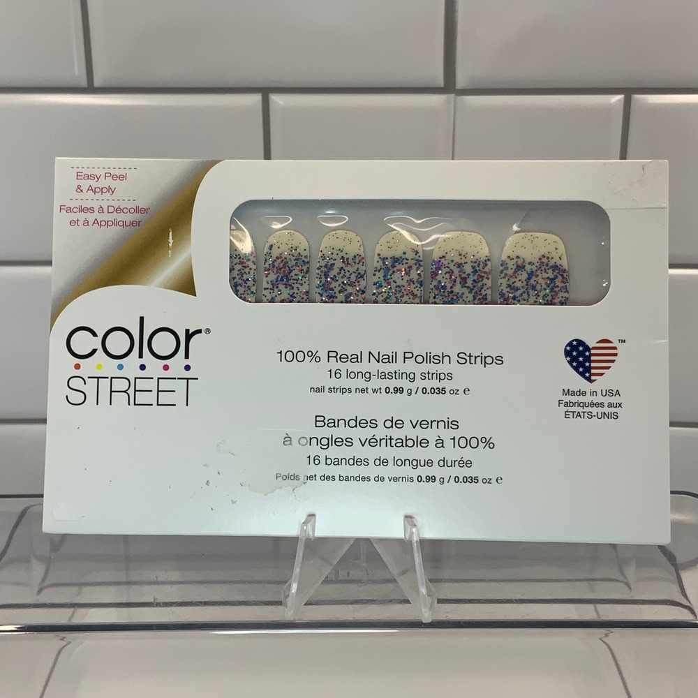 Color Street Less Bitter More Glitter FDG325 Nail Polish Strips 16 Count